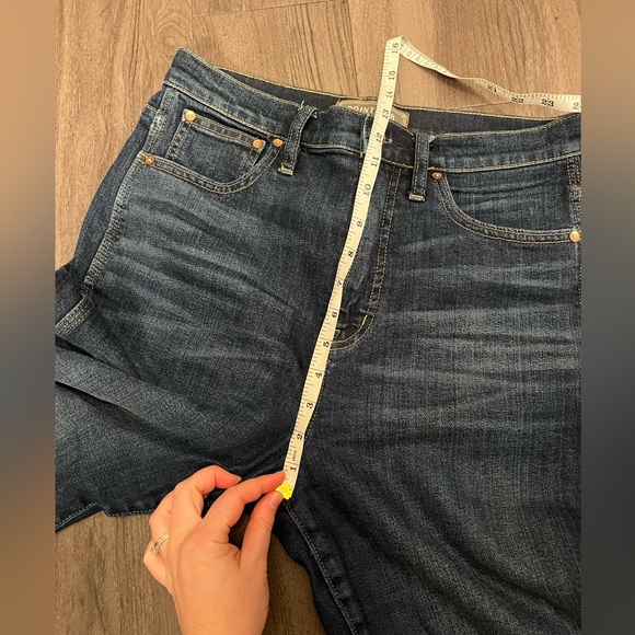 Point Sur High Waist J. Crew Shoreditch Straight Cropped Blue Jeans - Picture 3 of 6